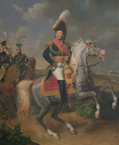 Reiterporträt von General Jean Rapp (1771-1821) 1816 von Louis Jean François Lagrenée